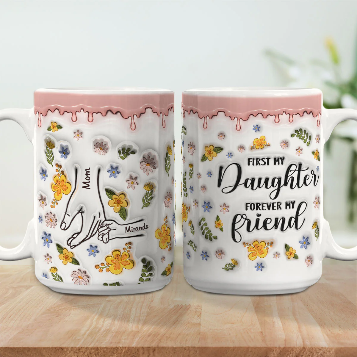 My Beloved Daughter - Personalized Custom 3D Inflated Effect Mug - Image 7