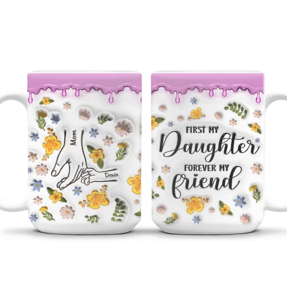 My Beloved Daughter - Personalized Custom 3D Inflated Effect Mug - Image 8