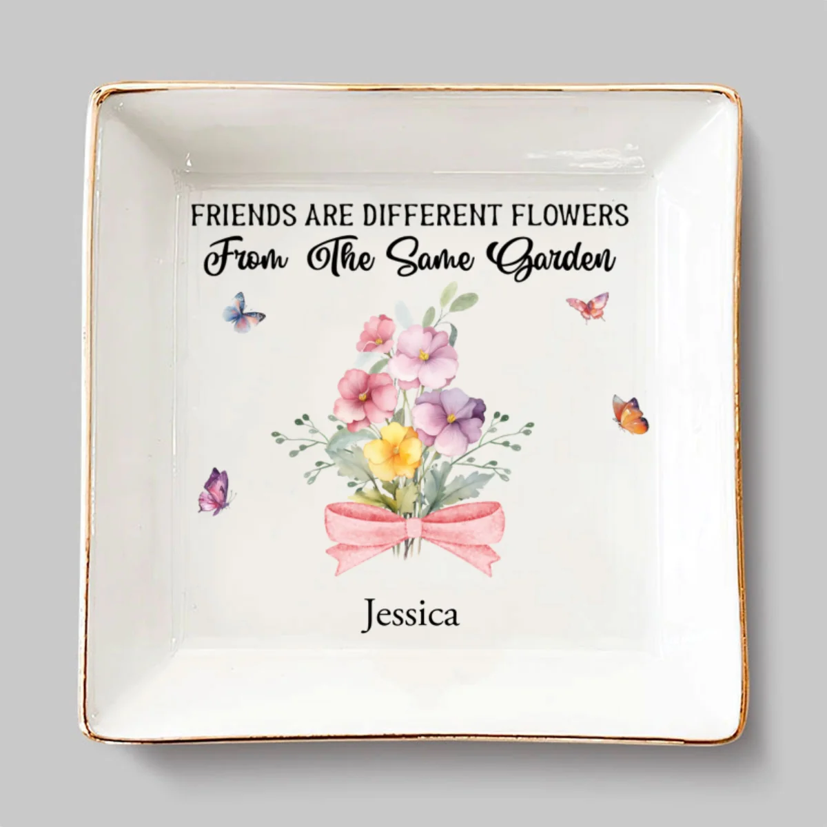 My Best Friend Forever - Personalized Custom Jewelry Dish - Image 6