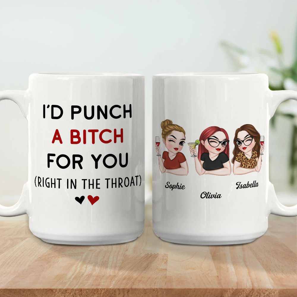 My Best Friend - Personalized Custom Coffee Mug - Image 5