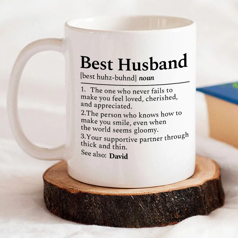 My Best Husband - Personalized Custom Coffee Mug - Image 2