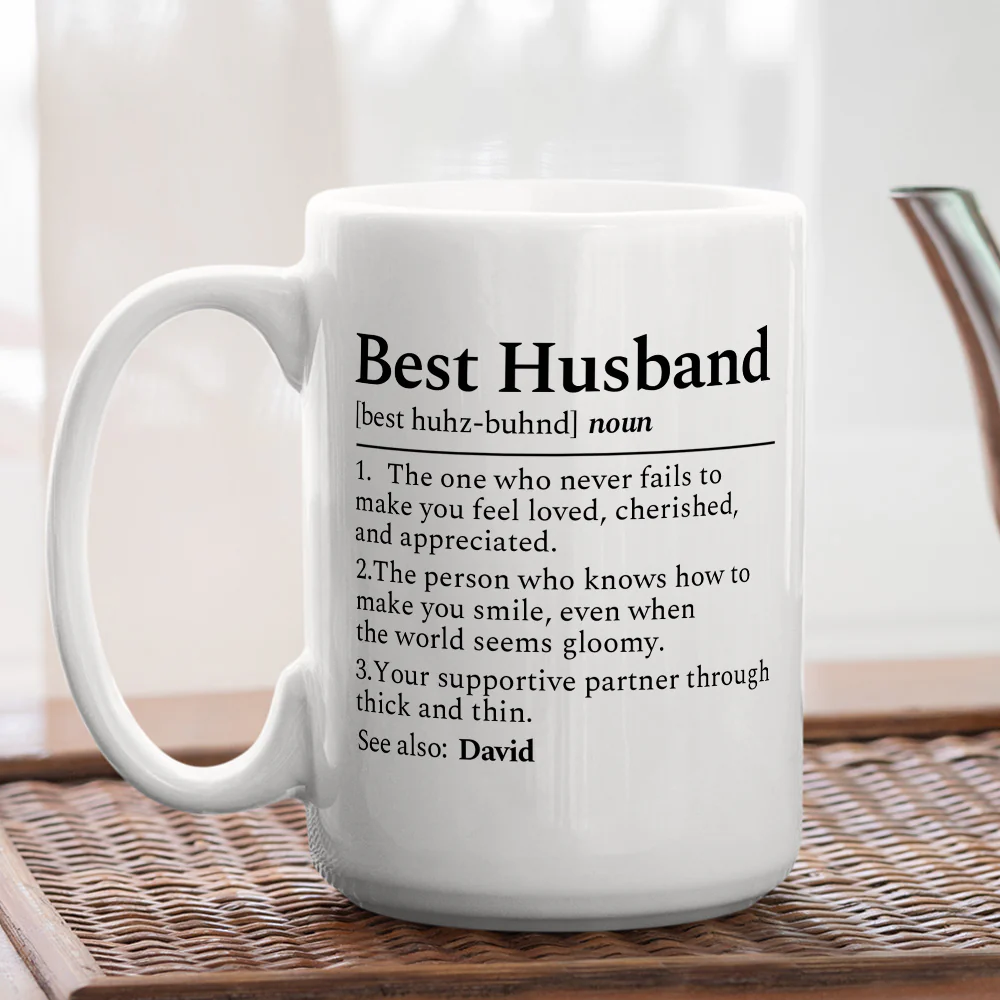 My Best Husband - Personalized Custom Coffee Mug - Image 5