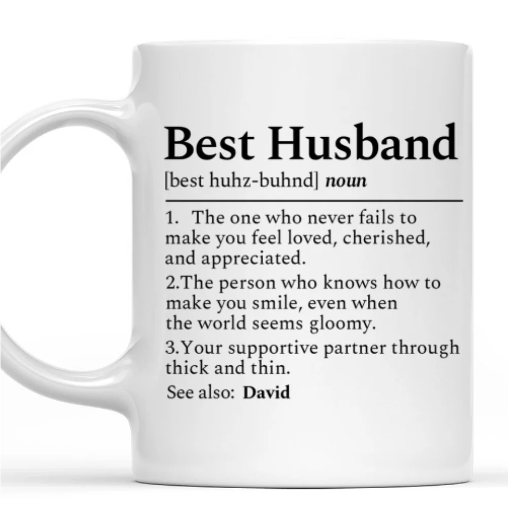 My Best Husband - Personalized Custom Coffee Mug - Image 7