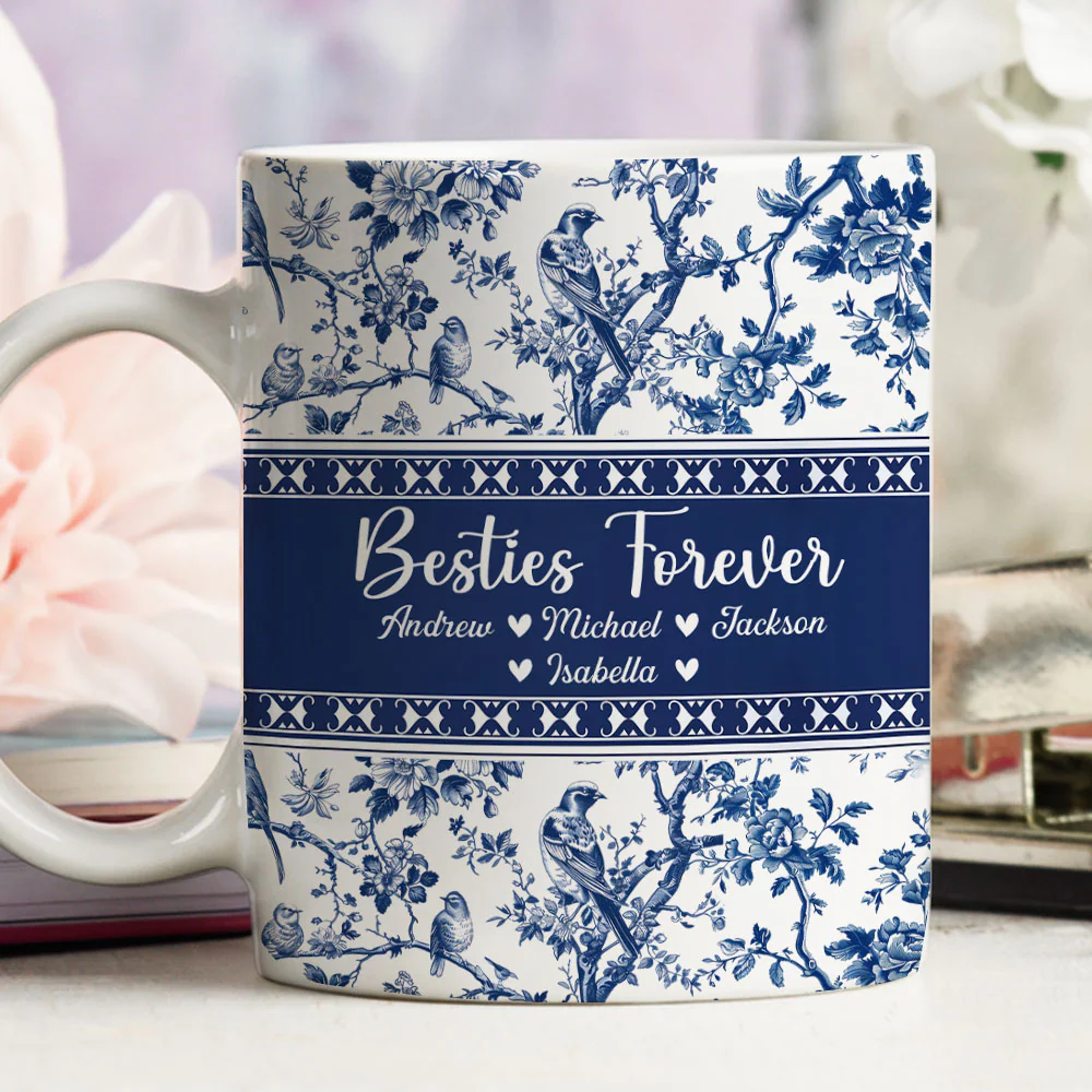 My Besties - Personalized Custom Coffee Mug - Image 4