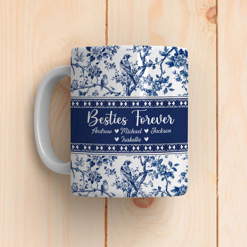My Besties - Personalized Custom Coffee Mug - Image 5