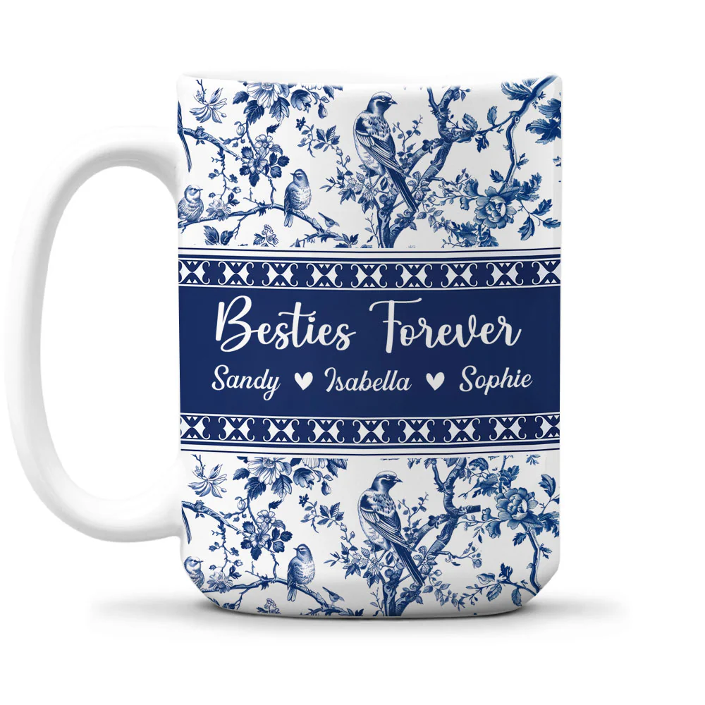 My Besties - Personalized Custom Coffee Mug - Image 7