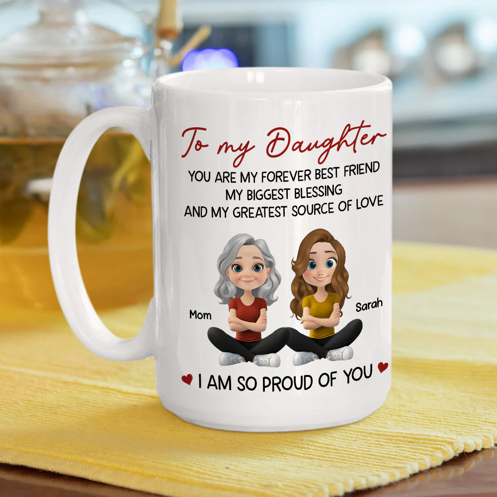 My Biggest Blessing - Personalized Custom Coffee Mug - Image 6