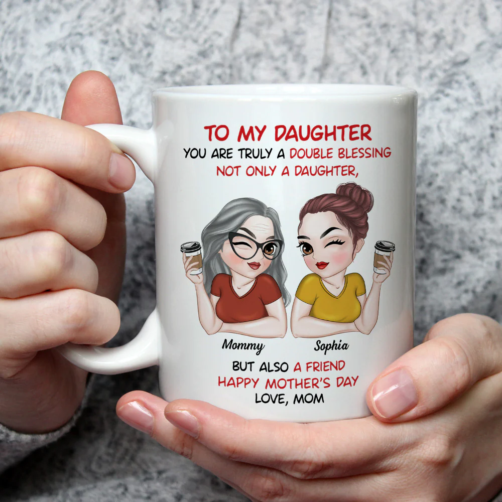 My Blessing My Friend - Personalized Custom Coffee Mug - Image 2
