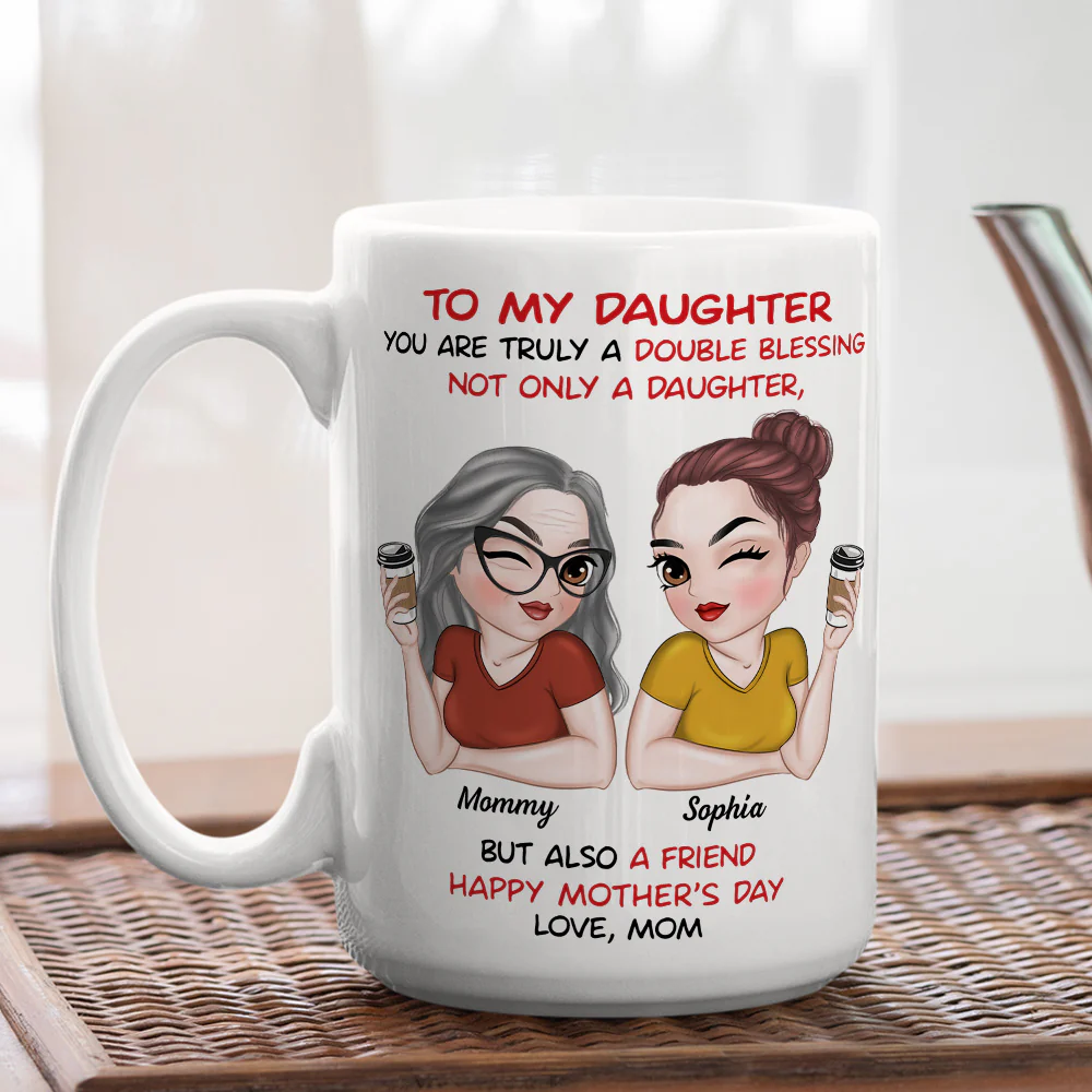 My Blessing My Friend - Personalized Custom Coffee Mug - Image 4