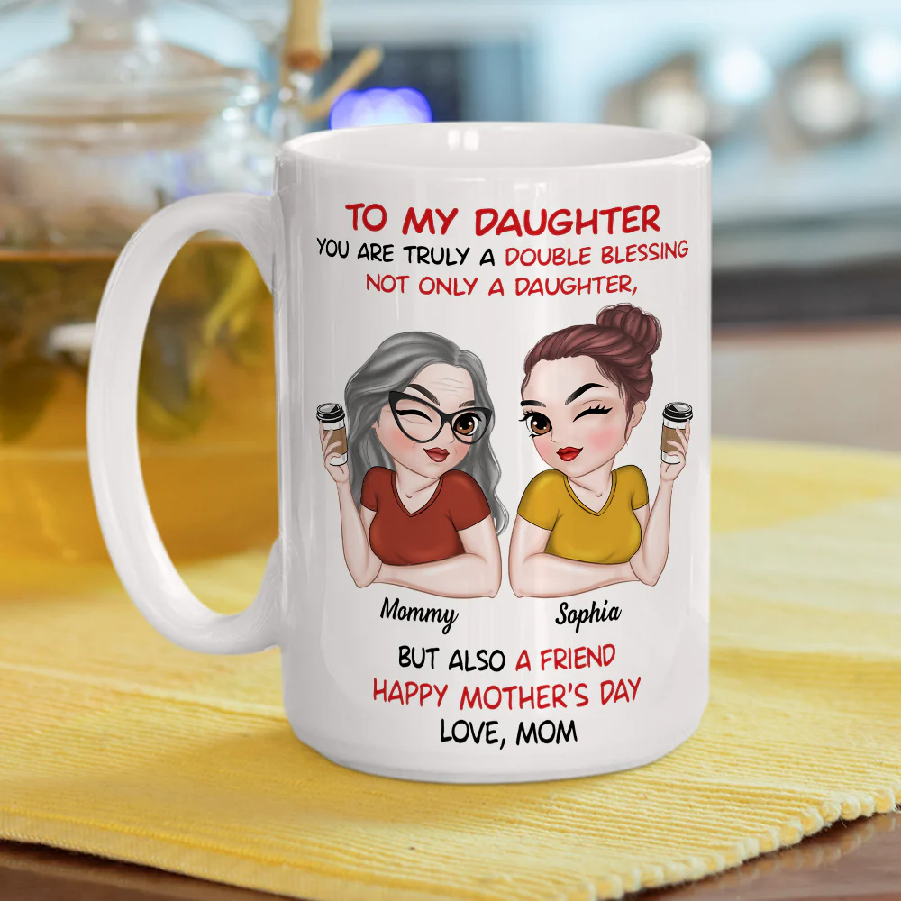 My Blessing My Friend - Personalized Custom Coffee Mug - Image 5