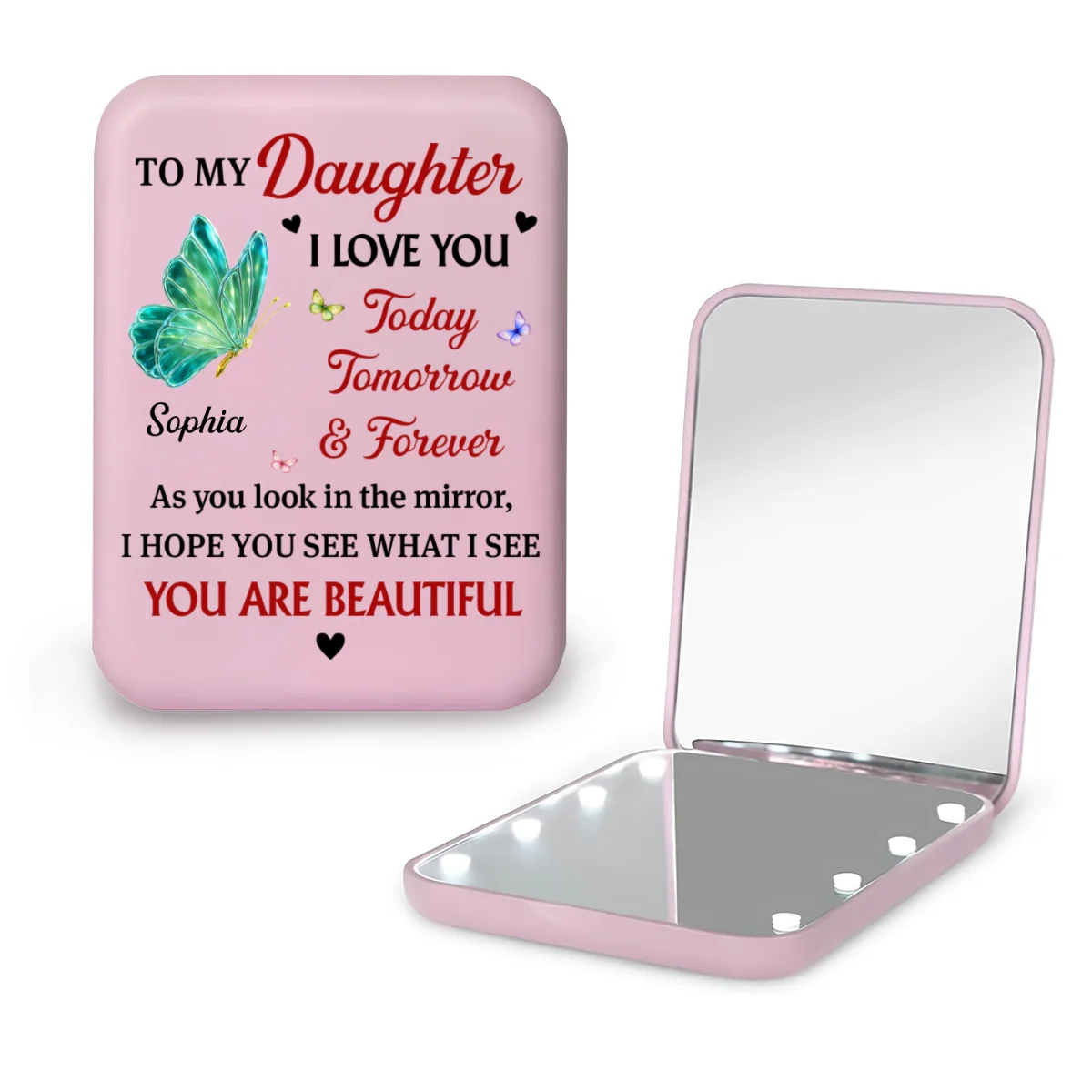 My Blessing - Personalized Custom LED Pocket Mirror - Image 9