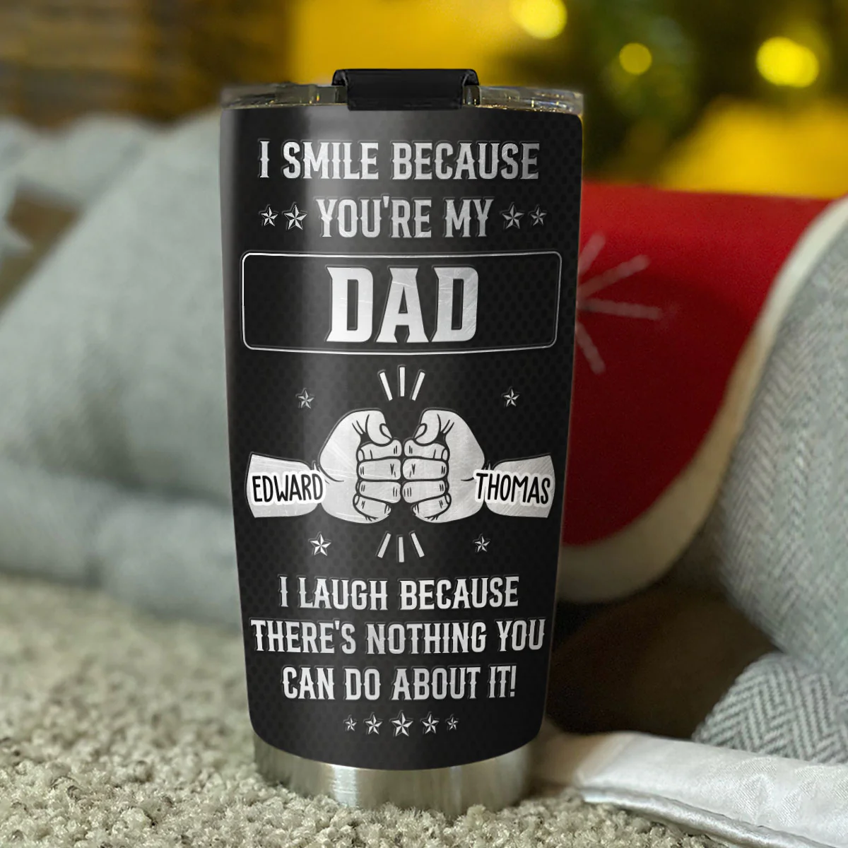 My Bond With Brother - Personalized Custom Tumbler - Image 4