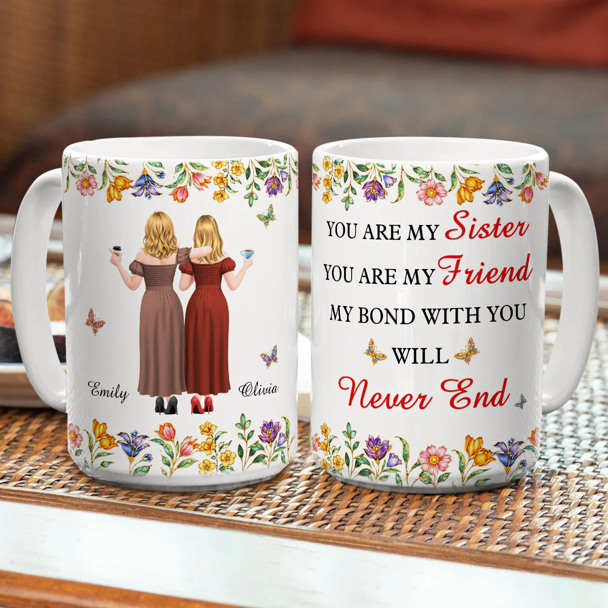 My Bond With You - Personalized Custom Coffee Mug - Image 5