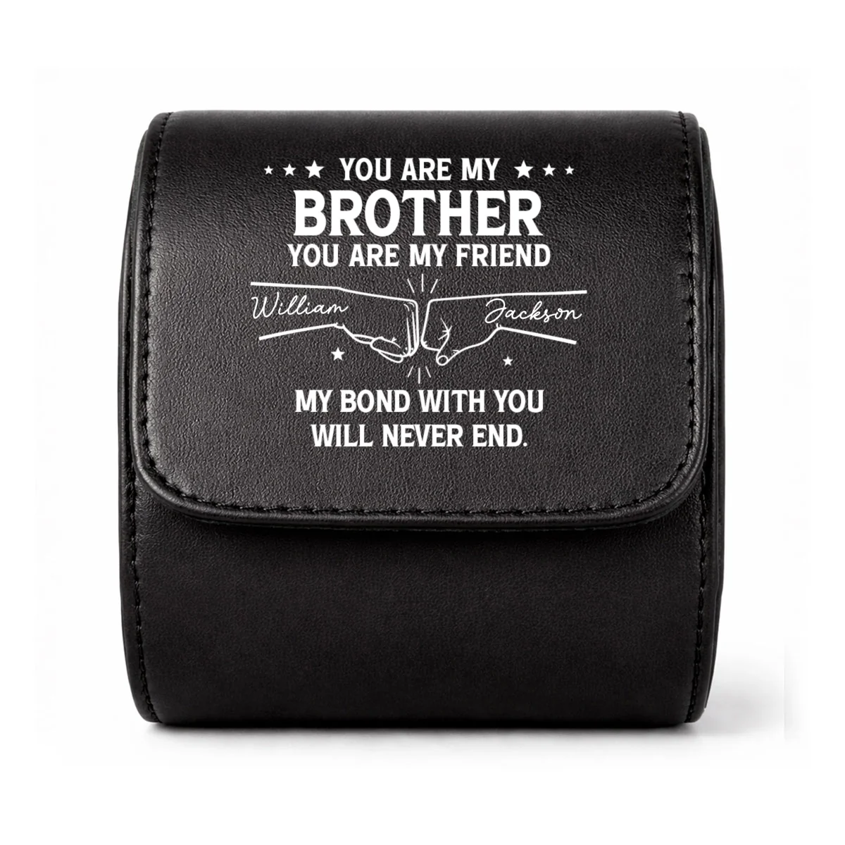 My Bond With You - Personalized Custom Leather Watch Case - Image 8