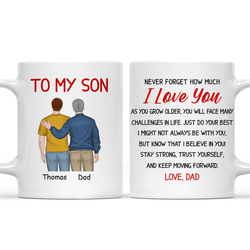 My Boy My Son - Personalized Custom Coffee Mug