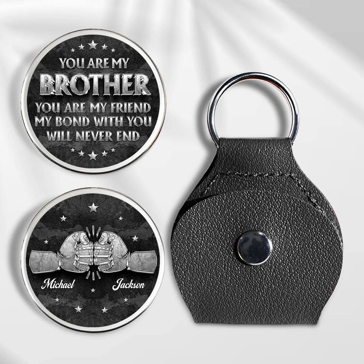 My Brother My Friend - Personalized Custom Pocket Hug