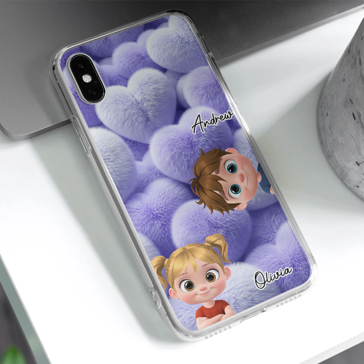 My Cute Grandkids - Personalized Custom 3D Effect Phone Case - Image 3