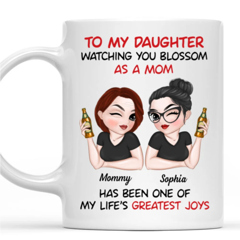 My Daughter - Personalized Custom Coffee Mug - Image 7