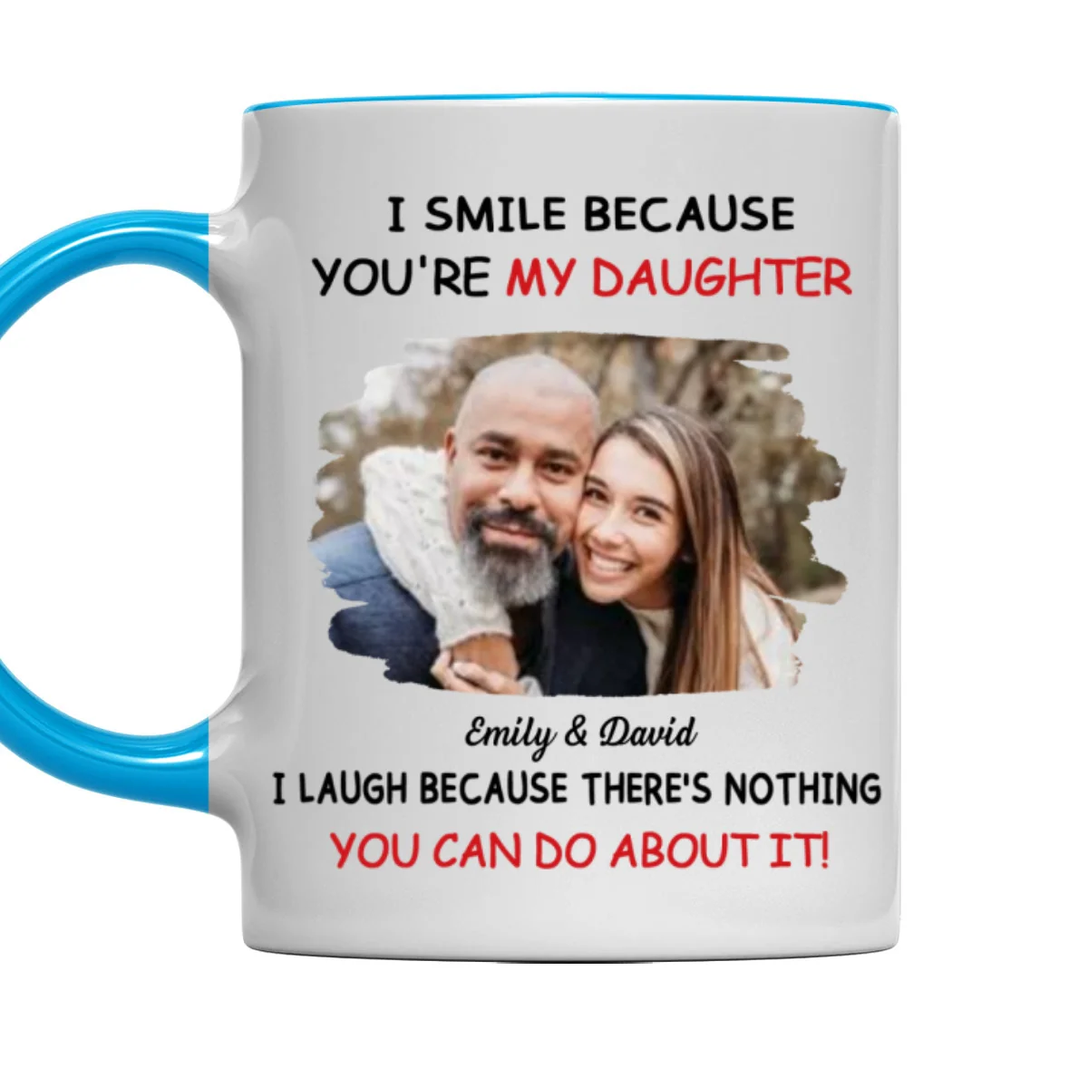 My Daughter Photo - Personalized Custom Accent Mug - Image 6