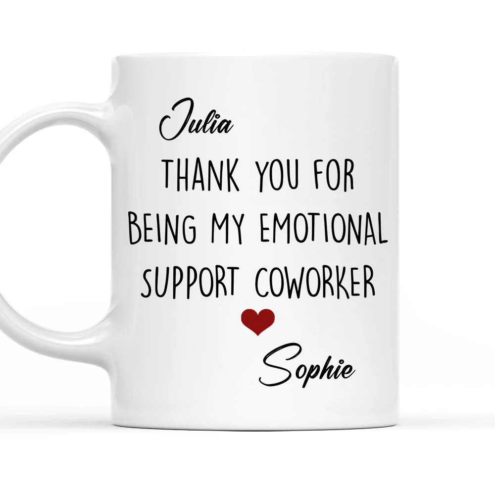 My Emotional Support - Personalized Custom Coffee Mug