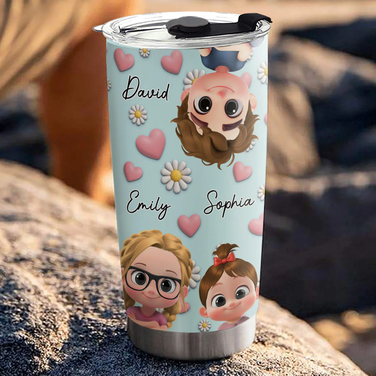 My Everything - Personalized Custom 3D Effect Tumbler - Image 4