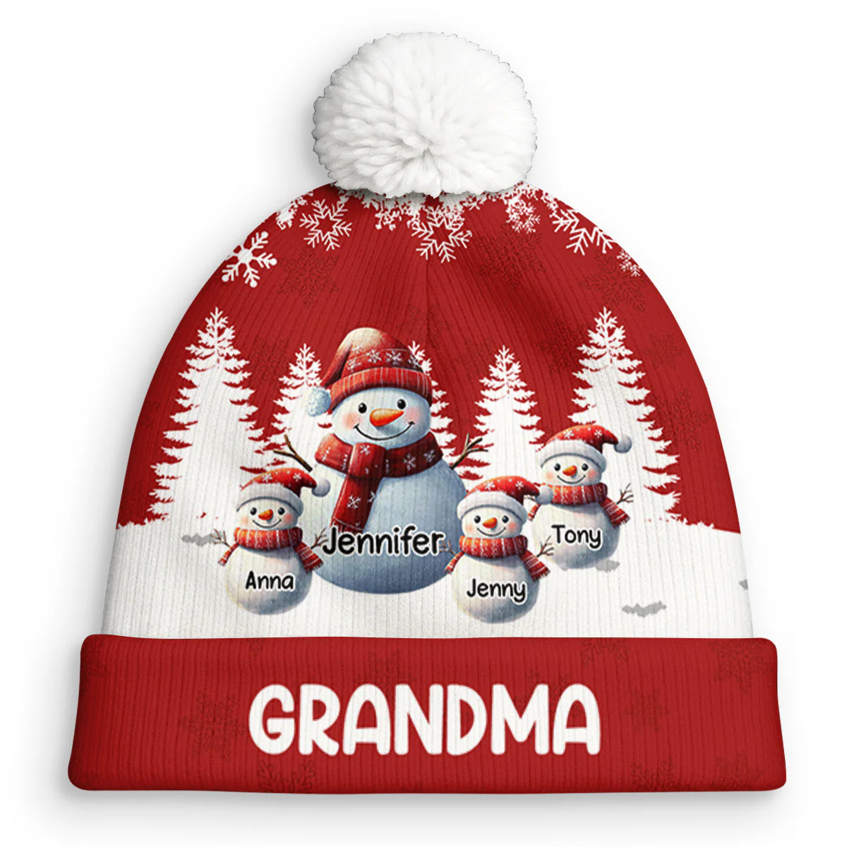 My Fav People Call Me - Personalized Custom Bobble Beanie Hat