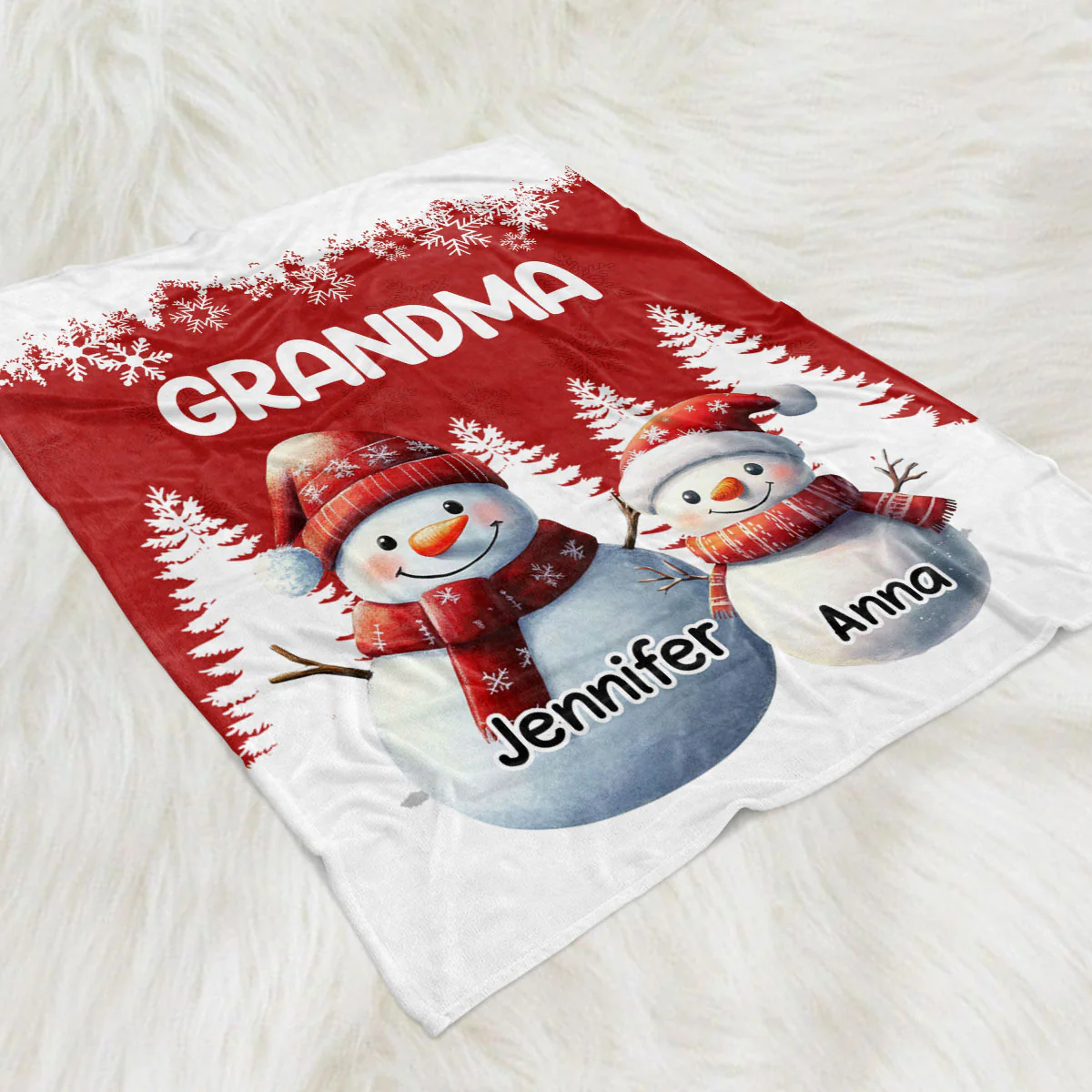 My Fav People Call Me - Personalized Custom Fleece Blanket - Image 2