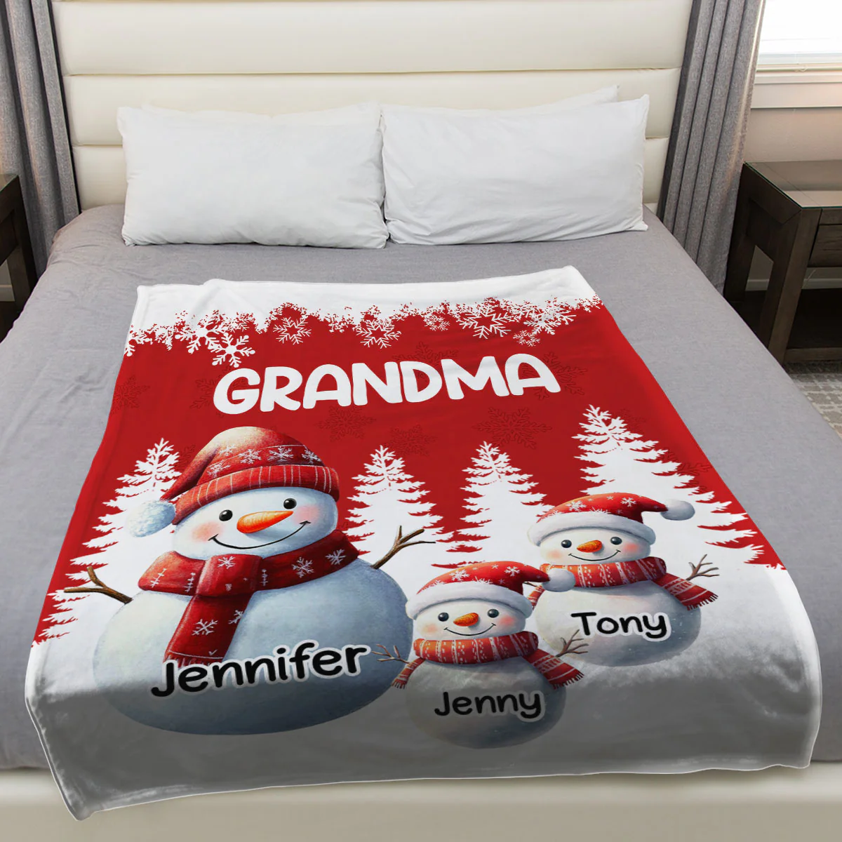My Fav People Call Me - Personalized Custom Fleece Blanket - Image 3