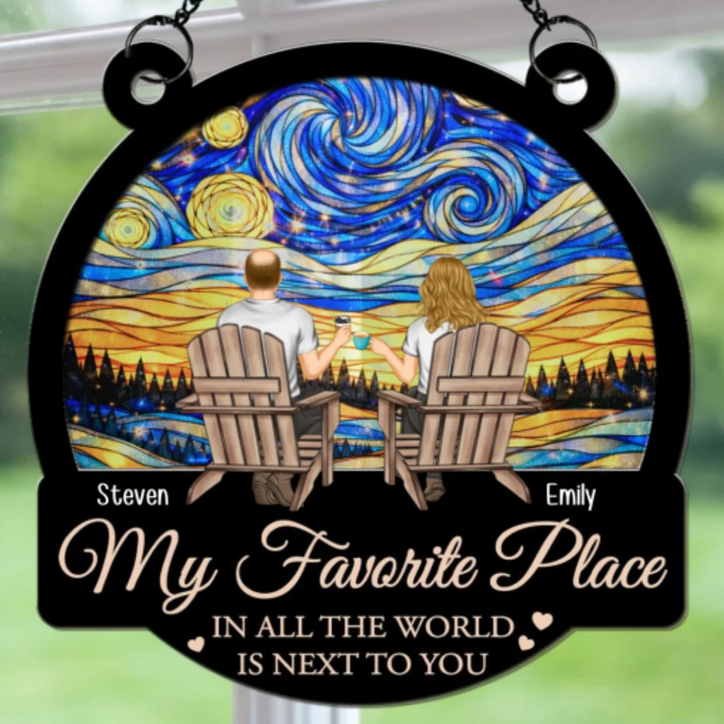 My Fav Place In The World - Personalized Custom Suncatcher - Image 6