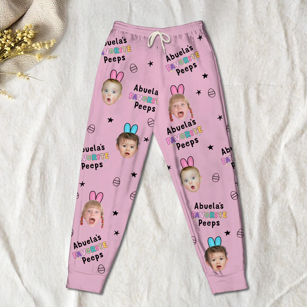 My Favorite Peep Calls Me - Personalized Custom Sweatpants - Image 6