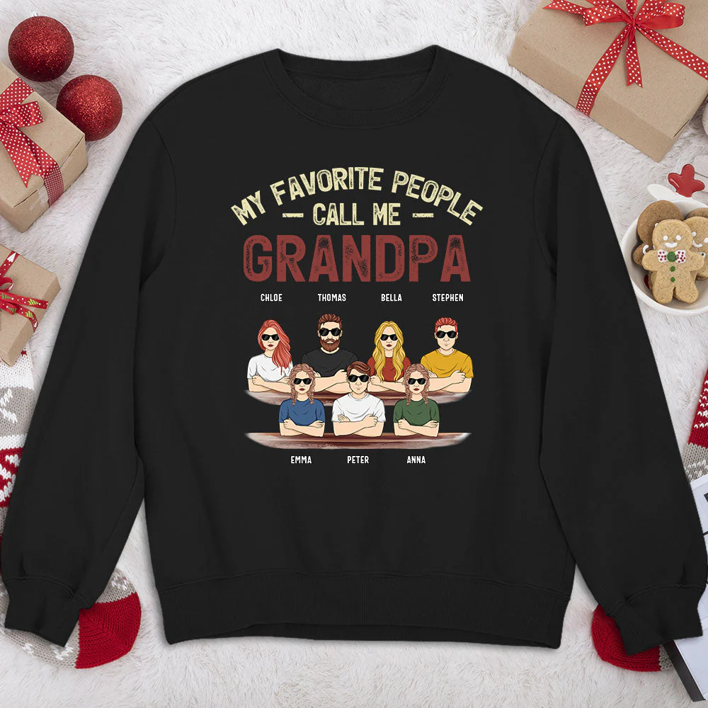 My Favorite People Call Me 2 - Personalized Custom Shirt - Image 3