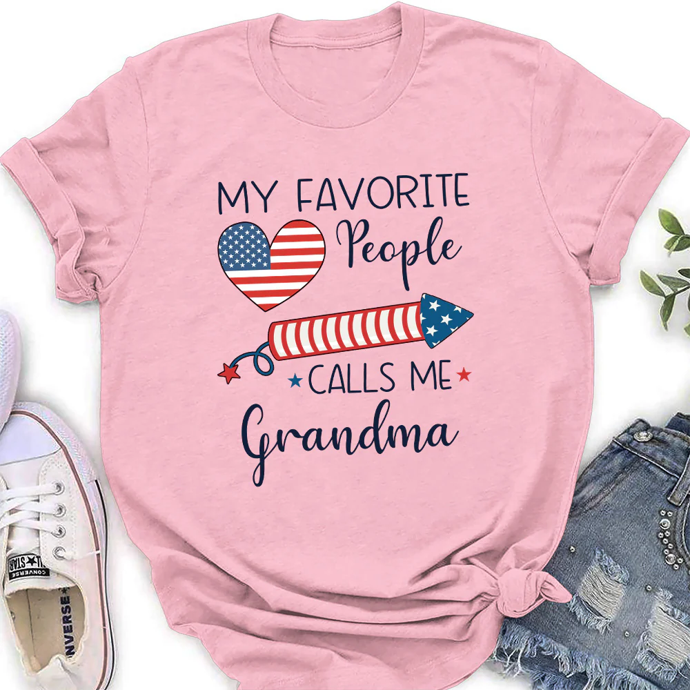My Favorite People Calls Me Love - Personalized Custom Shirt - Image 4