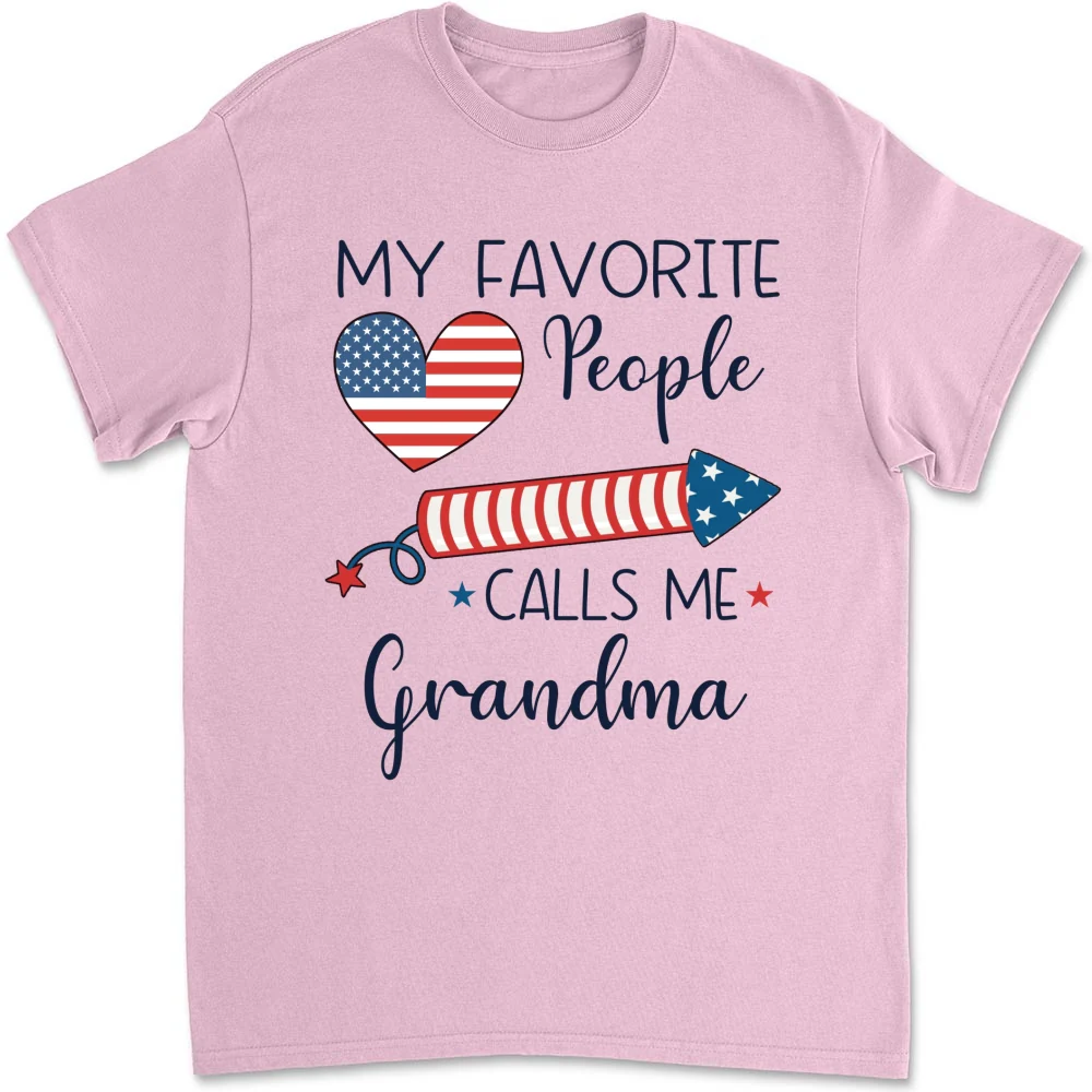 My Favorite People Calls Me Love - Personalized Custom Shirt - Image 9