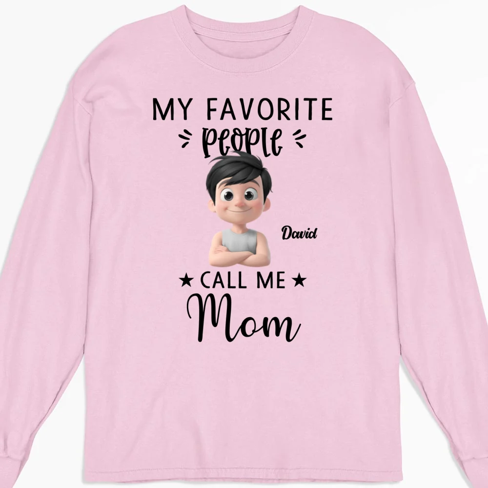 My Favorite People Calls Me - Personalized Custom Shirt - Image 12