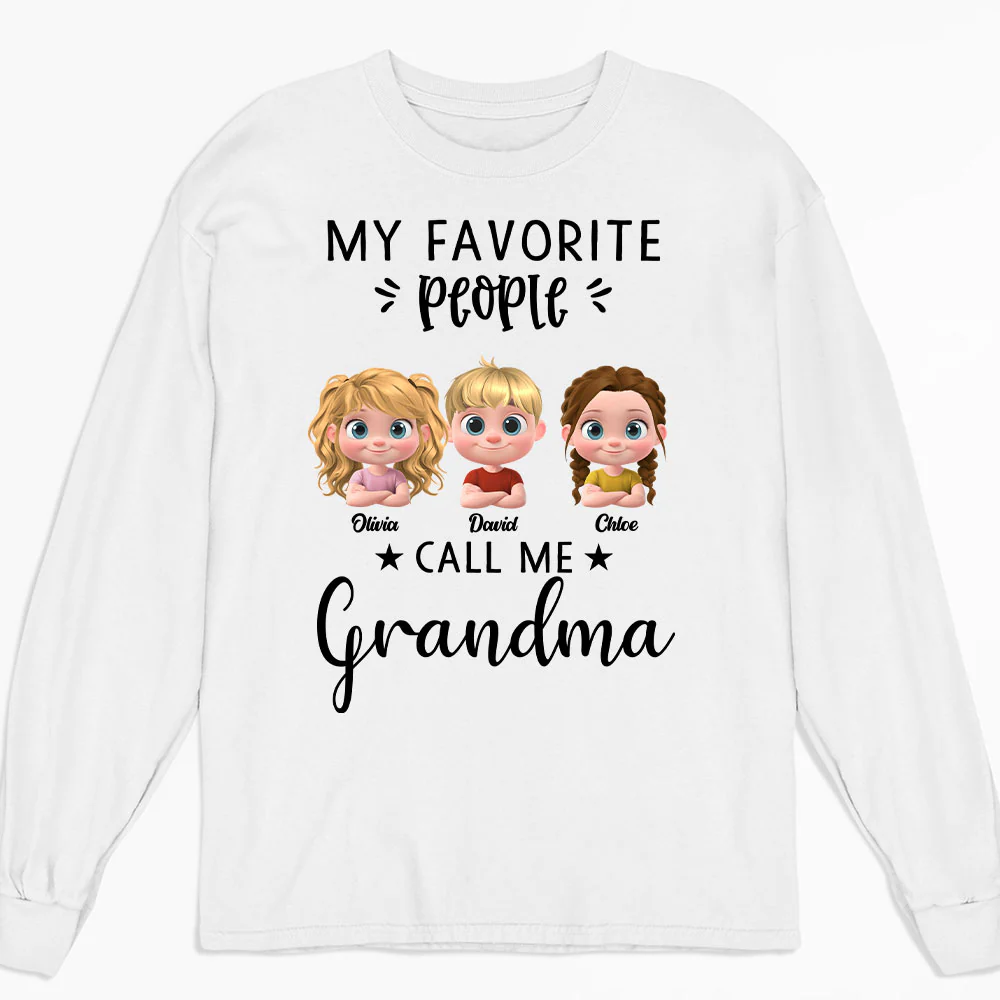 My Favorite People Calls Me - Personalized Custom Shirt - Image 2
