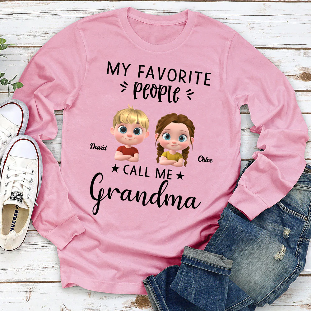 My Favorite People Calls Me - Personalized Custom Shirt - Image 3