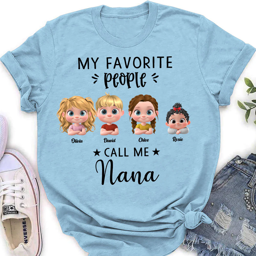My Favorite People Calls Me - Personalized Custom Shirt - Image 5