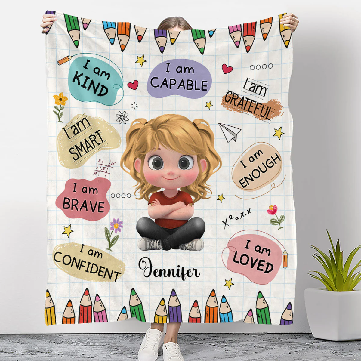My Favorite Person - Personalized Custom Fleece Blanket