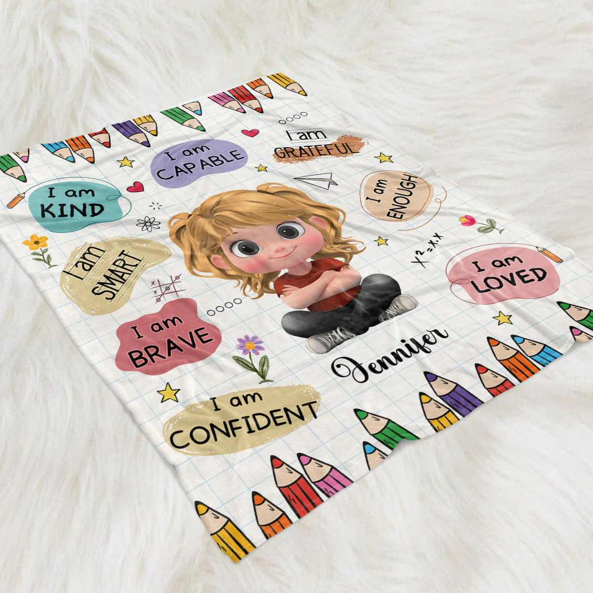 My Favorite Person - Personalized Custom Fleece Blanket - Image 2