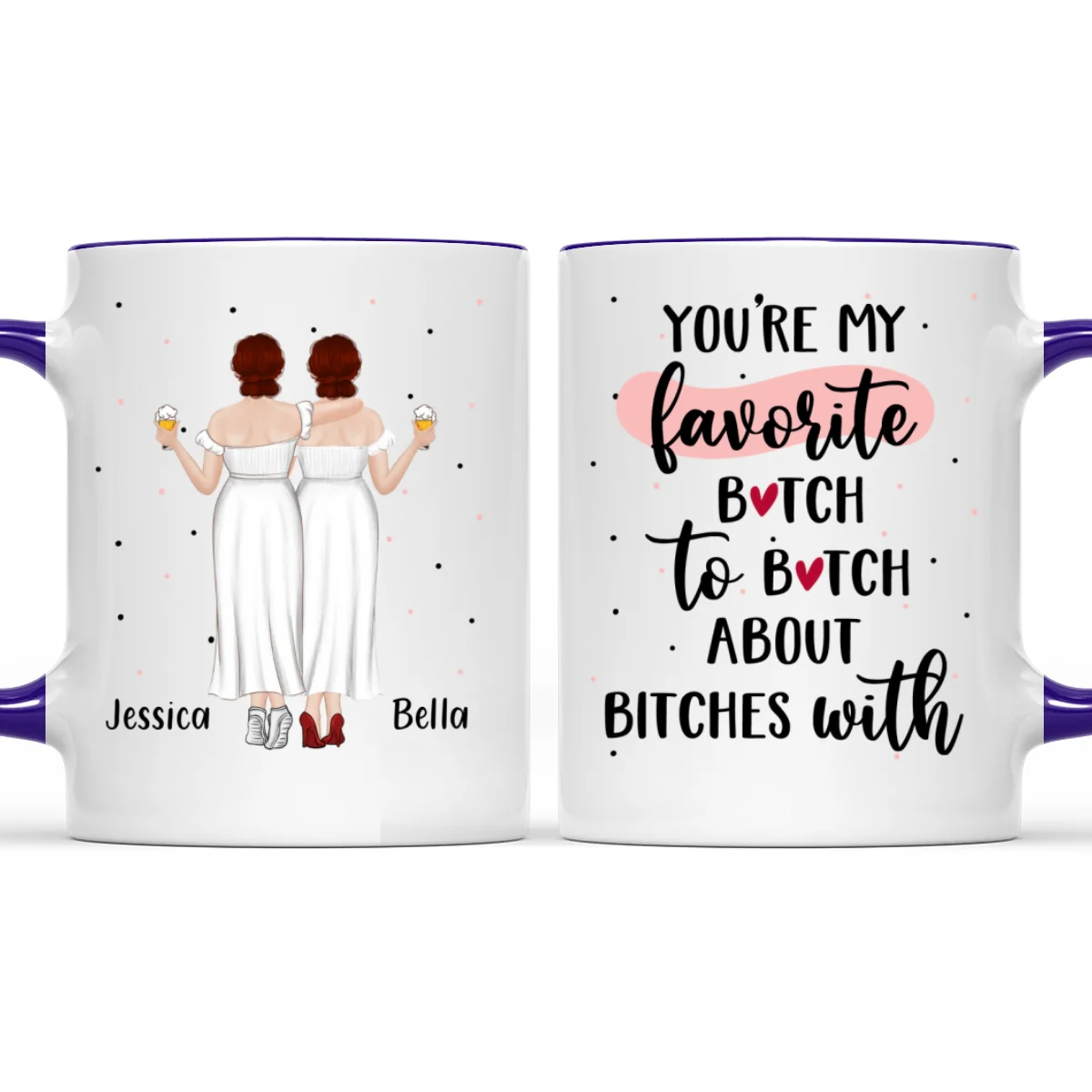 My Favorite - Personalized Custom Accent Mug - Image 10