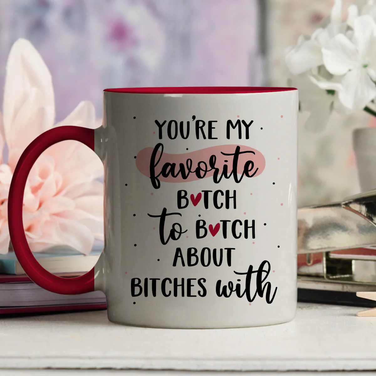 My Favorite - Personalized Custom Accent Mug - Image 6