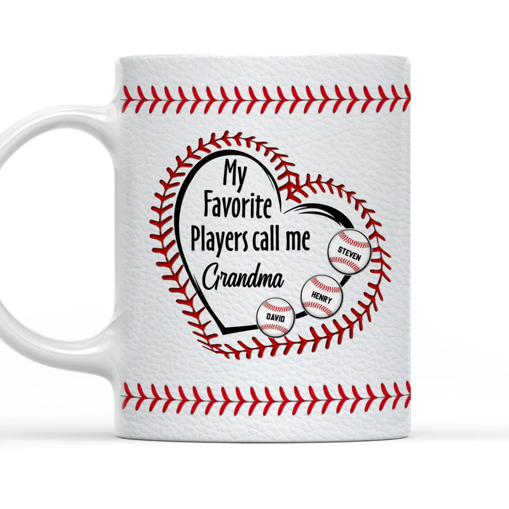 My Favorite Players Call Me - Personalized Custom Coffee Mug
