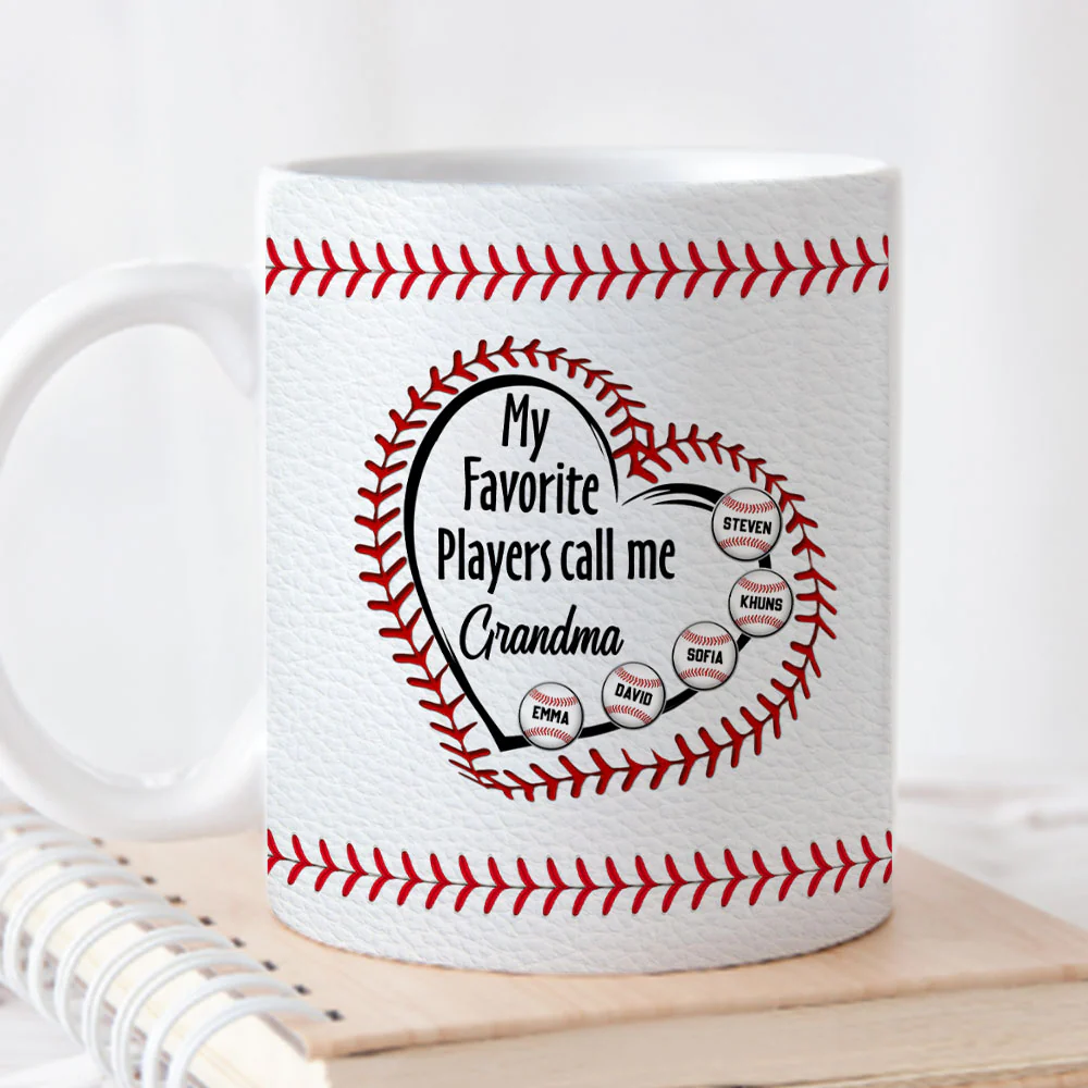 My Favorite Players Call Me - Personalized Custom Coffee Mug - Image 4