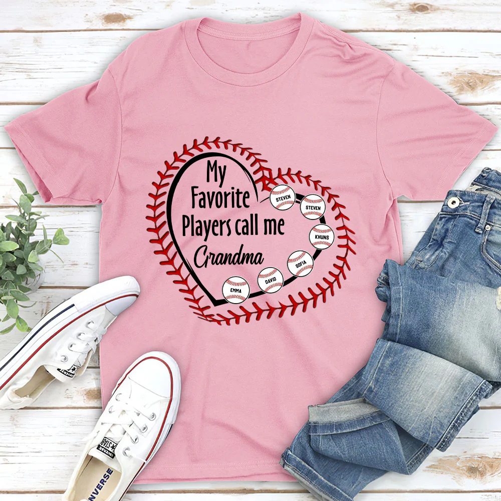 My Favorite Players Call Me - Personalized Custom Shirt - Image 2