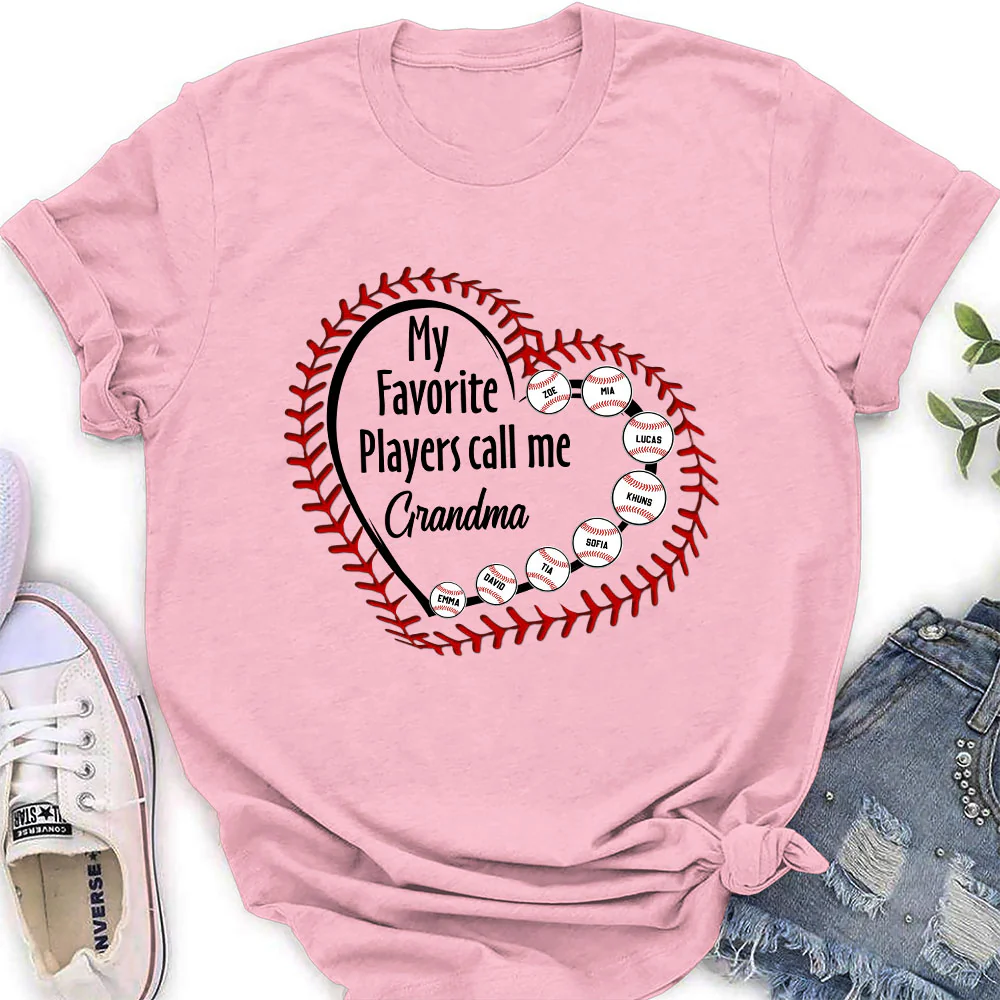 My Favorite Players Call Me - Personalized Custom Shirt - Image 3