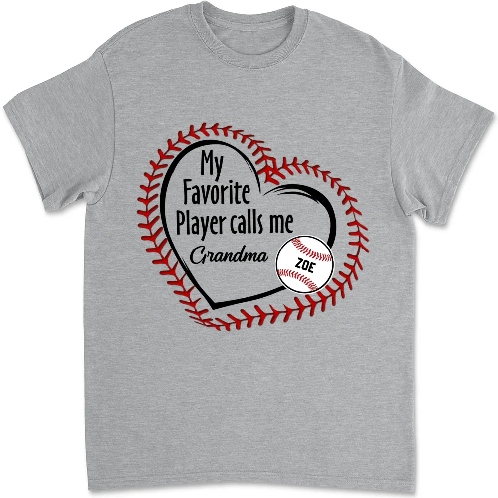 My Favorite Players Call Me - Personalized Custom Shirt - Image 7