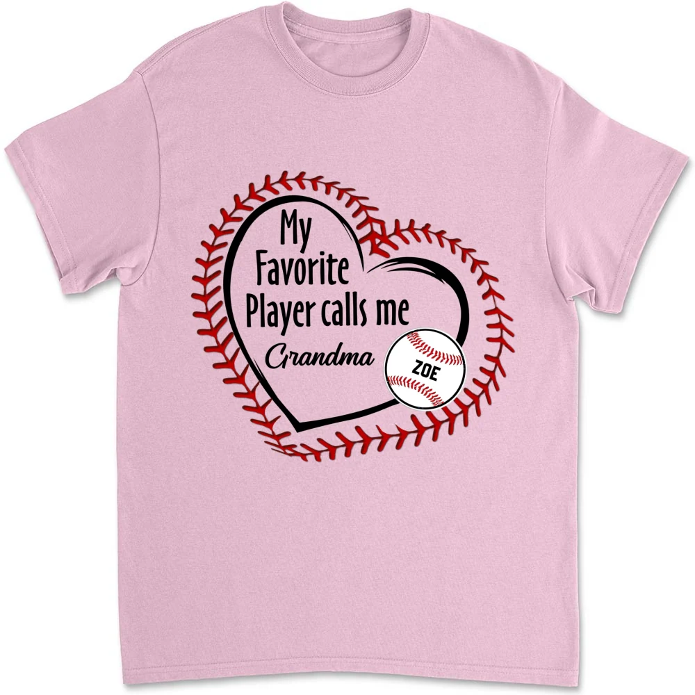 My Favorite Players Call Me - Personalized Custom Shirt - Image 9