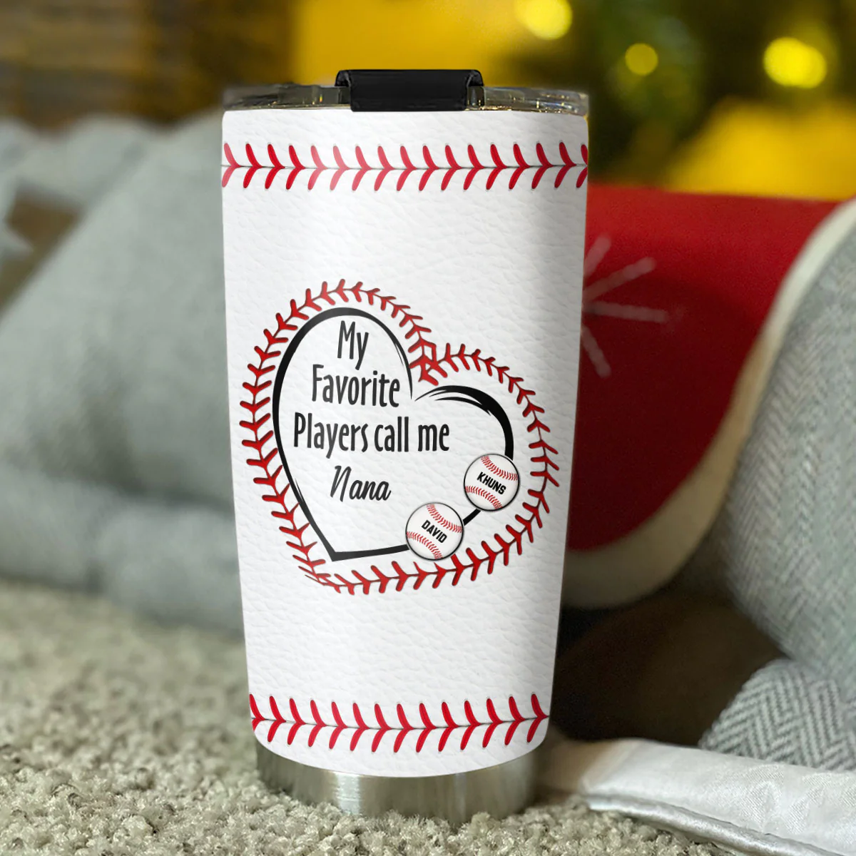My Favorite Players Call Me - Personalized Custom Tumbler - Image 3