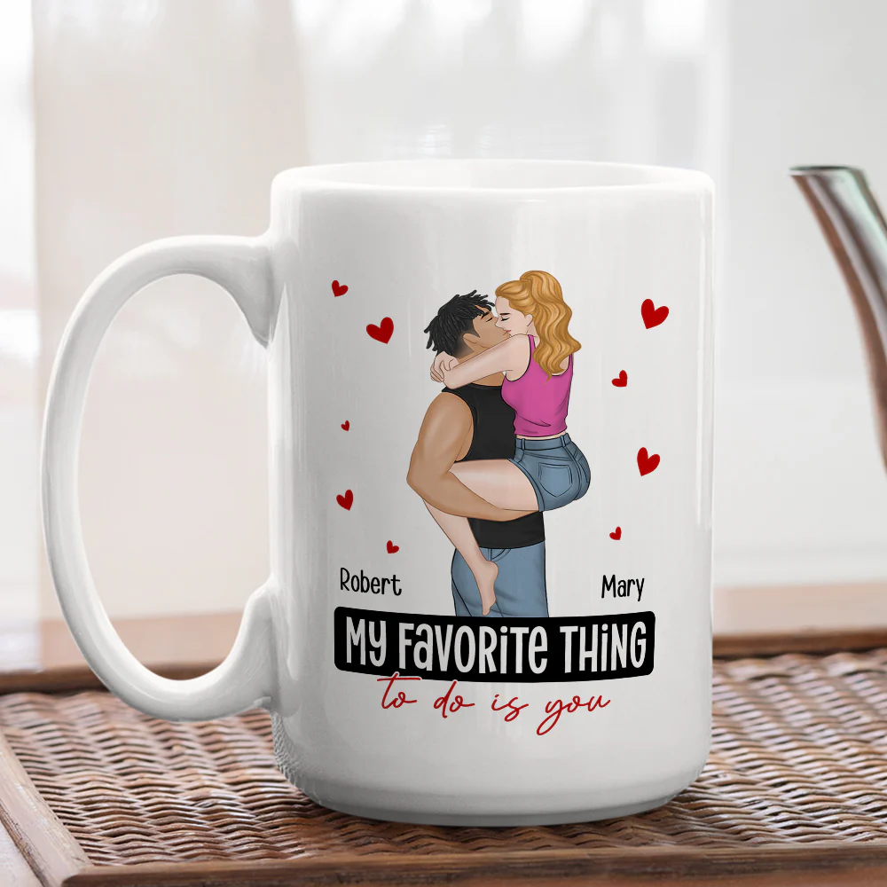 My Favorite Thing - Personalized Custom Coffee Mug - Image 5