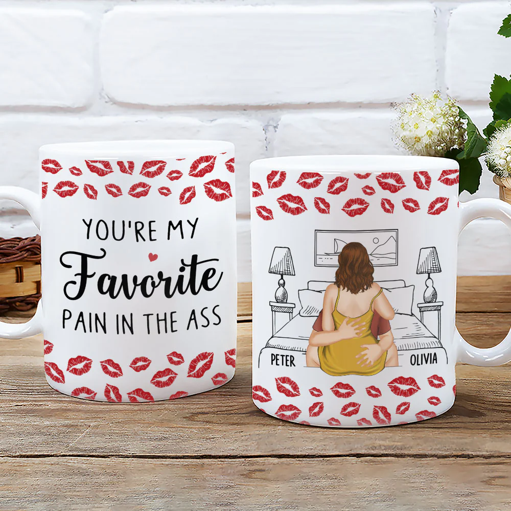 My Favourite Pain - Personalized Custom Coffee Mug - Image 2